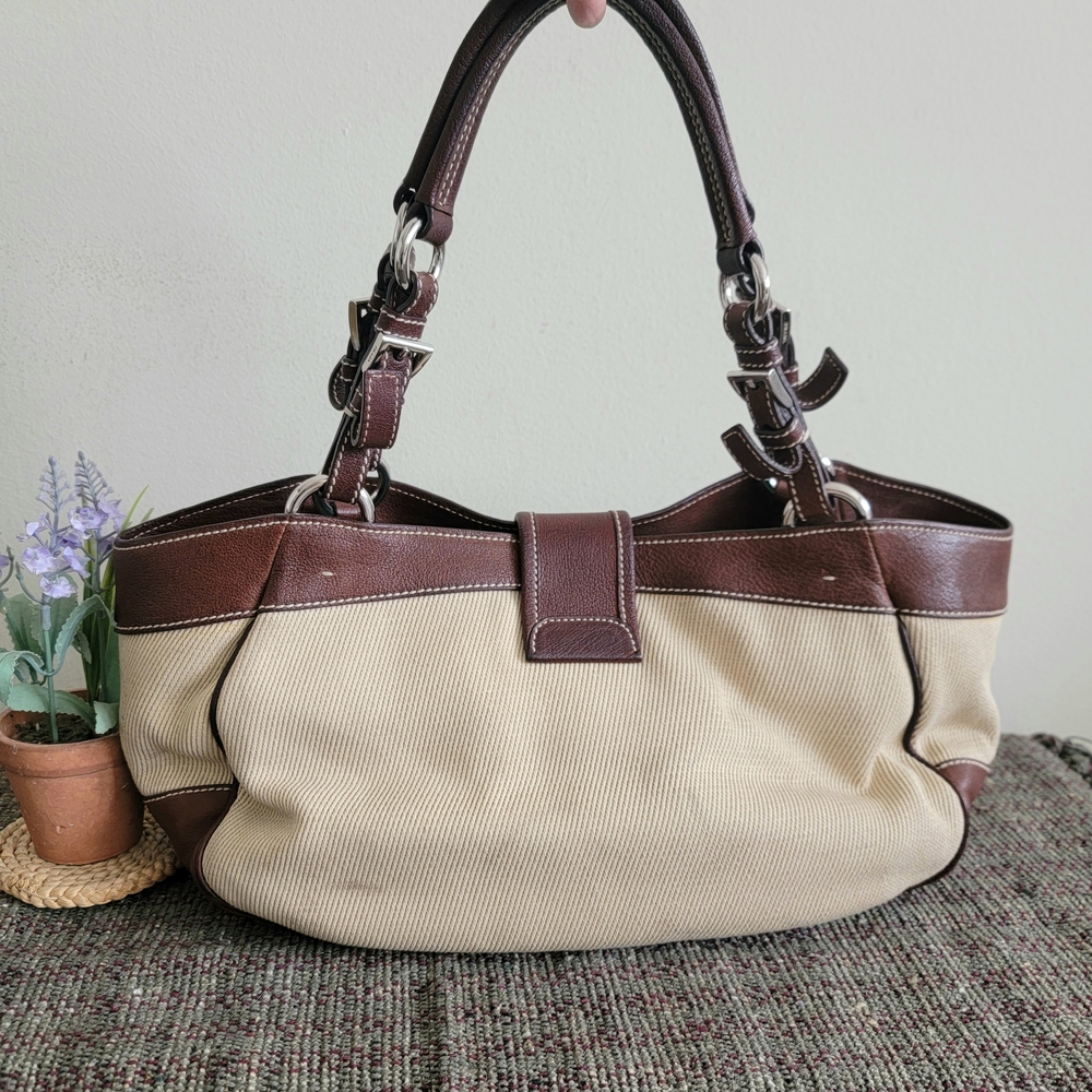 Authentic Prada Double Pockets Handbag Vintage Retro Y2k - Picture 5 of 13
